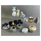 Vintage Lladro, Royal Doulton, Slag Glass & More