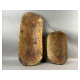 Antique Primitive Wooden Dough Bowls