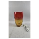 Vintage Art Glass Accent Lamp Vessel