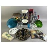 MCM Reed & Barton Green Enamel Bowl & More