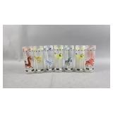 Libbey Carousel Circus Animals Tom Collins Glasses