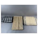 Rag Rug Style Placemats Set & More