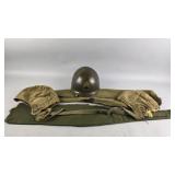 U.S. M-1 Helmet, flight helmets, and Rifle Cases
