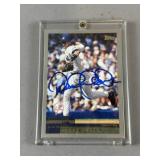 Vintage Topps Derek Jeter Signed Trading Card