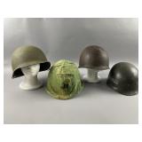 Vintage M1-style Steel Combat Helmet & More