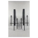 MCM Van Keppel Wrought Iron Wall Sconces