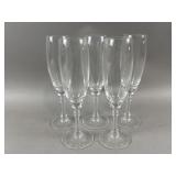 Vintage Ralph Lauren Crystal Champagne Flutes