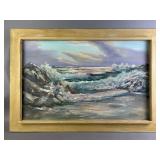 Vintage Original Painting Signed By P. Mammel