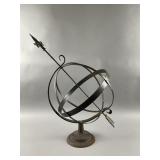 Wrought Iron & Metal Armillary Sphere
