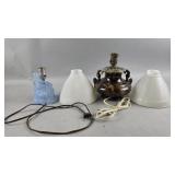 Brush McCoy Pottery, and Southern Belle Lamps