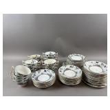 Vtg Booths Springtime Gold Trimmed China Set