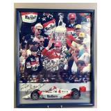 Framed Al Unser Jr. Winning 1994 Indianapolis 500