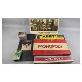 Vintage Board Games- Monopoly, Gabby, and More