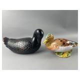 Vtg Vernissage Duck Figure Decoy & More