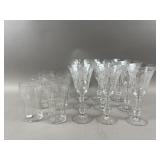 Fostoria Corsage Crystal Etched Glasses & More