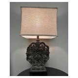 Rustic Boho Accent Table Lamp