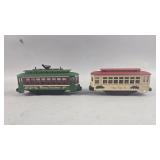Lionel and MTH Christmas Trolleys