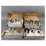 Four Boxes of Vintage ï¿½90s Hockey Trading Cards