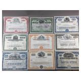 Vintage Stock Certificates