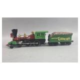 Lionelville Circus Train Engine and Tender Cars
