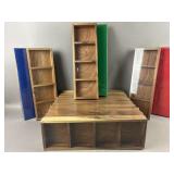 Bulk 16 Monkey Pod Games Wooden Dispaly Containers