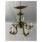 Vintage Bronze Candle-style Chandelier
