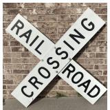 Huron Co Road Commission Railroad Crossing Sign