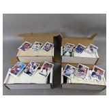 Four Boxes of Vintage ï¿½90s Hockey Trading Cards