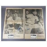 ï¿½68 Detroit News Tigers Signed Dobson & Matchick