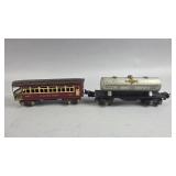 Lionel Sunoco, and Ives R.R. Lines Train Cars