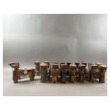 Monkey Pod Wooden Puppy Puzzle Lot (17)