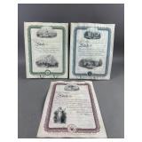 2017 Constitution Series Intaglio 3 Prints Set