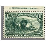 1898 USPS Stamps Marquette on the Mississippi