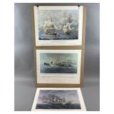 Our Navy In Action 12 Piece Color Print Set