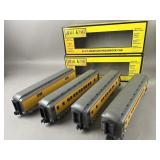 Rail King 4 O-27 Scale Union Pacific Madison Cars