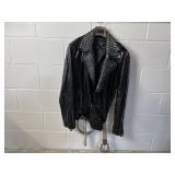 Ron Tomson Leather Jacket with Belt