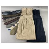 Nike Golf Khakis Sz. 36, Italian Silk Ties & More