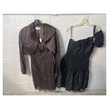 Two-Piece Liancario Dress & Black Mini Dress