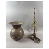 Antique Union Pacific Brass Spittoon & More