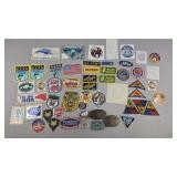 Patches, Stickers, Belt Buckles, and More