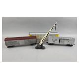 Lionel Train Cars and Auto Crossing
