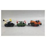 Lionel Christmas & Peanuts Hand Cars and Gang Car