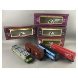 4 M.T.H O Scale Train Cars Reefer & Much More