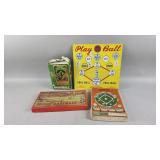 Baseball Boardgames and Video Game