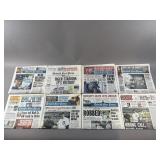 Vintage Detroit Sports News Papers