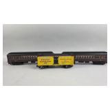 Rail King Pennsylvania and Contental Train Cars