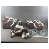 Department 56 Christmas Village Mountain Backdrops