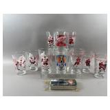 Vintage Red Wings Commemorative Glasses & More