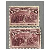 1893 USPS Stamps Columbian Expedition Unused