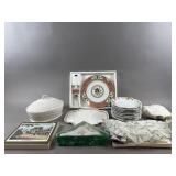 Vintage Silesia Floral Plates, Placemats & More